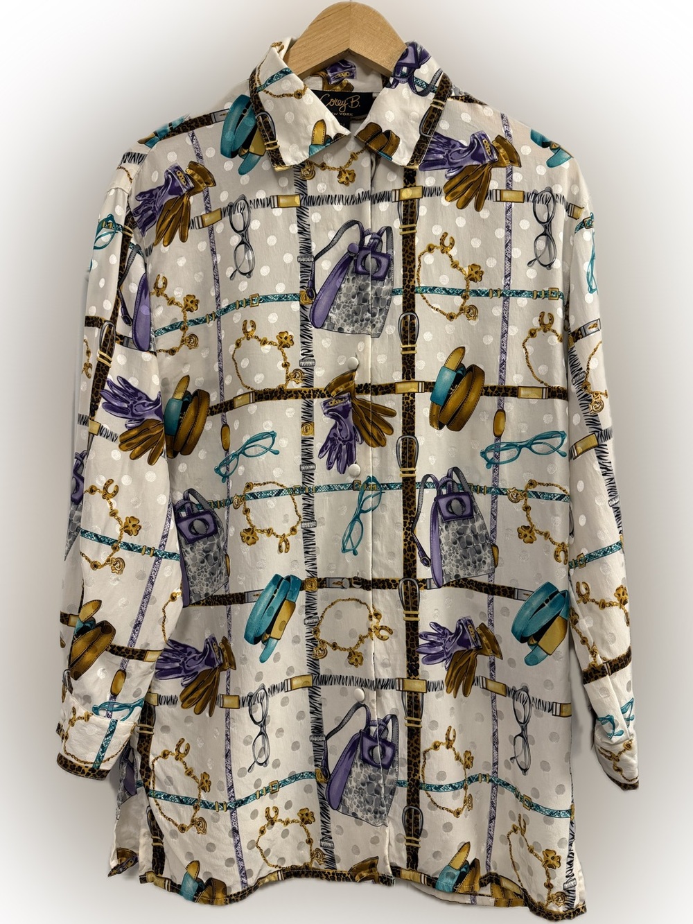 COREY B 💯 Silk Vintage Blouse
